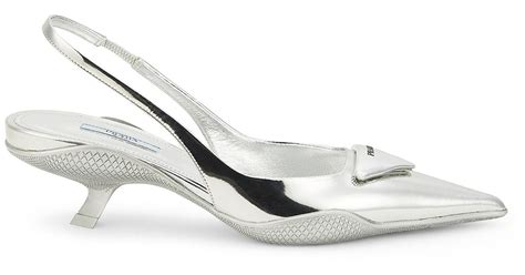 metallic prada heels|Women's Prada Heels .